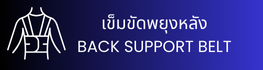เข็มขัดพยุงหลัง BACK SUPPORT BELT